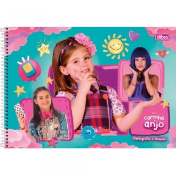CADERNO CART C.D 96F CARINHA ANJO TILIB