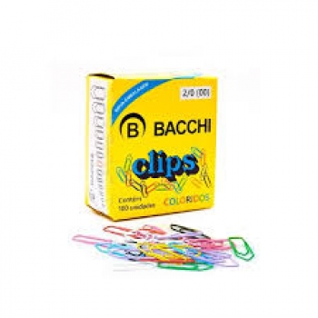 CLIPS COLORIDO N 2/0 C/100 BACCHI