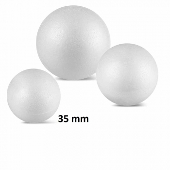 BOLA ISOPOR 035 MM MACIÇA