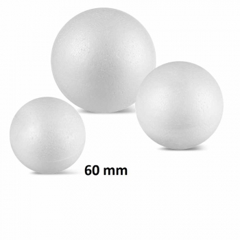 BOLA ISOPOR 060 MM MACIÇA