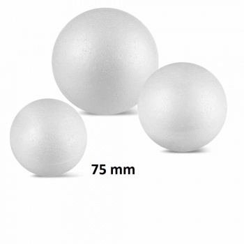 BOLA ISOPOR 075 MM MACIÇA
