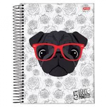 CADERNO ESP UNIV CD 15X1 300F YOTUBERS KEFERA JAND