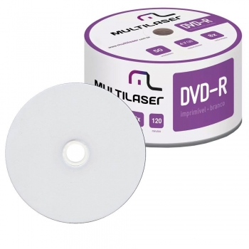 CD DVD-R SHRINK 4,7GB DV052 IMPRIMIVEL MULTILASER