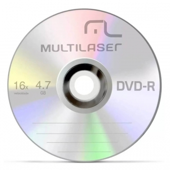 CD DVD-R PINO 4.7GB 120M 16V DV061 MULTILASER