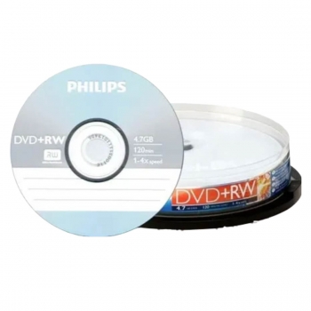 CD DVD-RW PINO REGRAV.4.7 GB 120MIN.PHILIPS